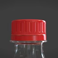 Refreshing Carbonated Beverage In Transparent Plastic Bottle With Red Label QR Code And Brown Liquid