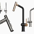 Sleek Modern Faucet Designs With Black Silver And Copper Finishes For Kitchen And Bathroom