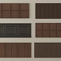 Wooden Wainscoting Panel Designs In Different Brown Styles For Home Interior