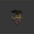 Modern Cartoon Scene Forest Cartoon Forest Animation Forest 3d model