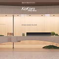 Modern Reception Desk Front Desk 3d model