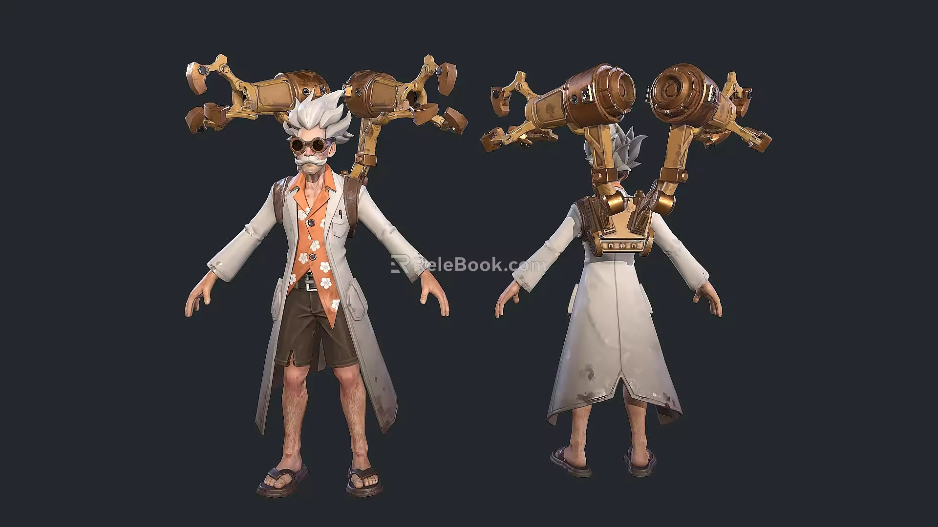 Dr. Weird Inventor 3d model