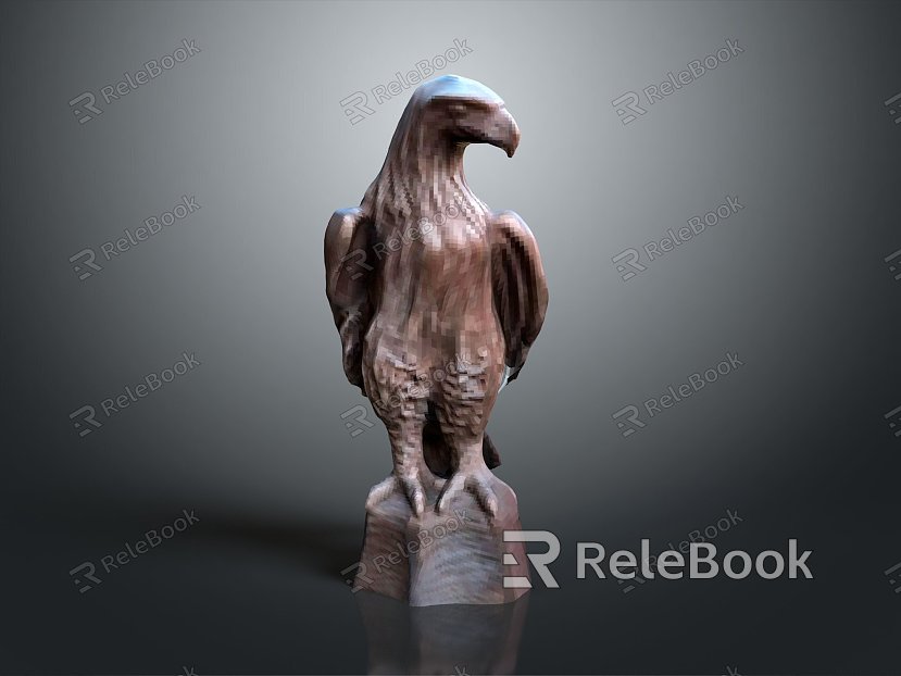 Eagle Large Eagle Owl Raptor Falcon Bird Bird Bird Animal Game Animal model