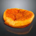 Golden Round Baked Pastry With Crusty Surface And Delicious Texture