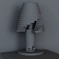 Modern table lamp 3d model