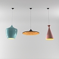 Modern minimalist chandelier 3d model