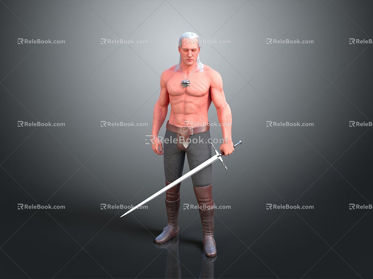 Western Samurai Western Warrior Western Hero Western Warrior Knight Hero Ancient Warrior Paladin 3d model