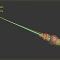 Anatomical Organ Model Featuring Hair Like Structures With Red Particles And Colored Spheres