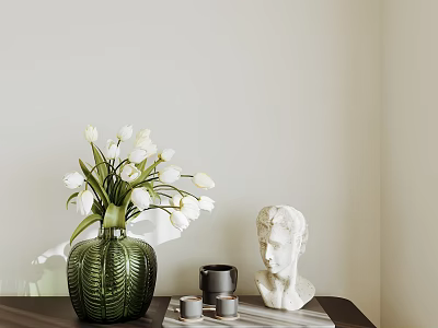 Vase furnishings ornaments decorative ornaments 3d model