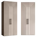 Elegant Modern Dresser With Linear Panel Design And Sleek Metal Handles