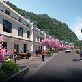 Modern Folk House Huizhou Rural Folk House Street 3d model