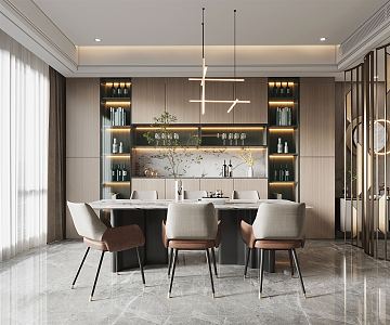 Modern Restaurant 3d model