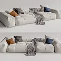 Modern Multiplayer Sofa 3d model