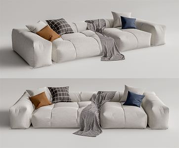 Modern Multiplayer Sofa 3d model