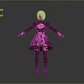 Anime Character With White Short Hair Black Dress Red Emblem And Black Gloves
