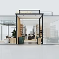 Elegant STENDERS Shopping Mall Store With Minimalist Glass Frame And Spacious Comfortable Product Display Space