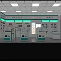 Modern Pharmacy Store Interior Design With Medicine Shelves And Counter