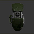 Turret Turntable Railgun Sci-fi Tower Defense Game Tower Defense Sci-fi Turret Game Turret Game Battery 3d model