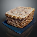 Handwoven Storage Box With Natural Material For Home Decor And Organization