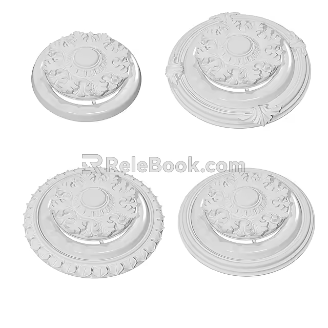 Lamp panel 3d model