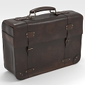 Suitcase Luggage briefcase 3d model