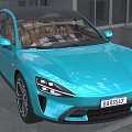 Beijing Xiaomi Car Xiaomi Su 7xiaomi New Energy Car sports car Car with Interior 3d model