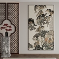 New Chinese Decorative Painting 3d model