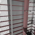 Modern Pavilion Structure With Grille Design And Gray Roof Top