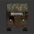 Vintage Green Camouflage Military Tank With Classic Design And Armored Features