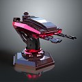 laser tower turret turntable sci-fi tower defense game tower defense sci-fi turret game turret game turret 3d model