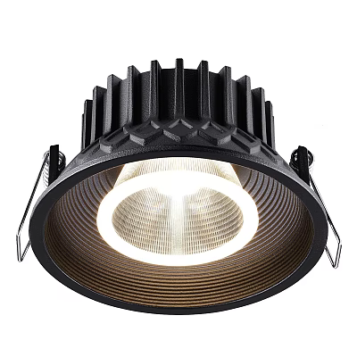 Black Recessed Downlight Spotlight With Modern Design And Bright LED Illumination 3d model