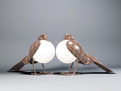 Modern Table Lamp Bird Lamp Table Lamp 3d model