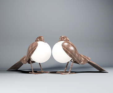 Modern Table Lamp Bird Lamp Table Lamp 3d model