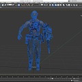 Zombie Biochemical Warrior Science Fiction Warrior Death Warrior Avenger Biochemical Crisis Low Face Number Low Model Simple Model Game Movie Level Super Realistic 3d model