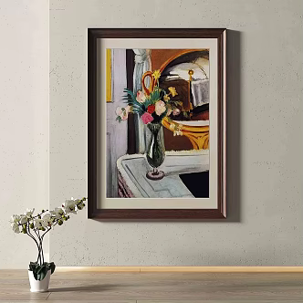 Modern Middle Ancient Vintage Decorative Painting 3d model