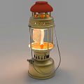 Light Luxury Kerosene Lamp 3d model
