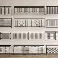 Various Stylish Metal Railings With Different Decorative Patterns And Designs