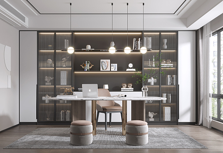 Light Luxury Study 3d model