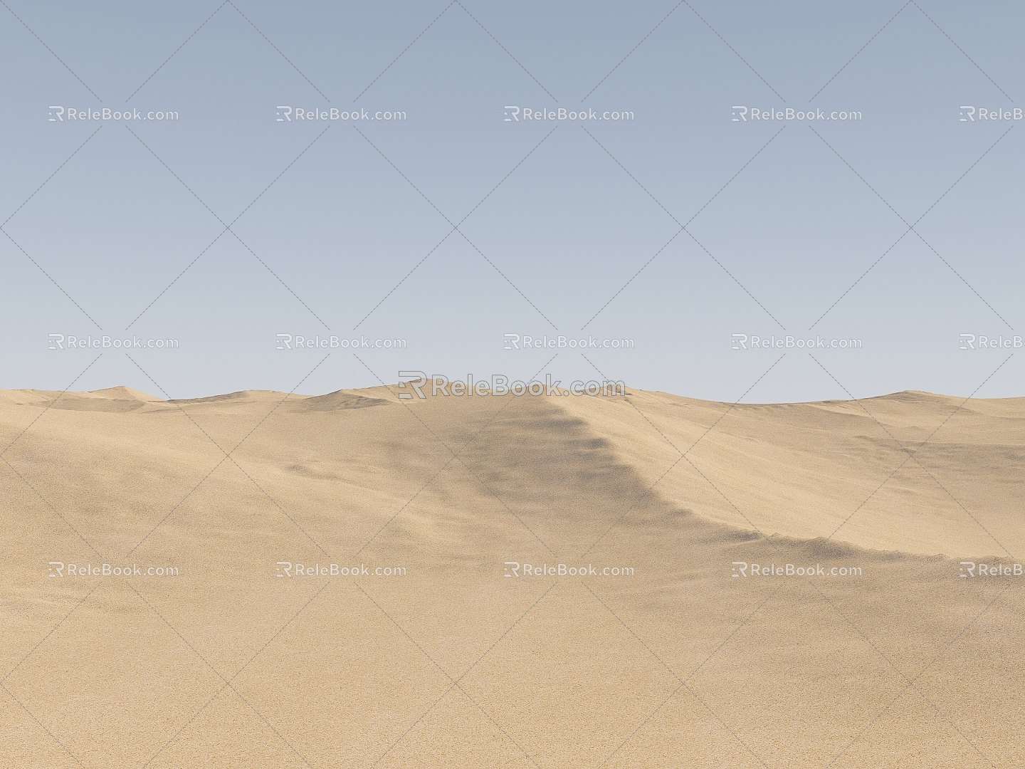 Desert Cliff Desert Mountain Modern Desert Scene Hill Landscape 3d model