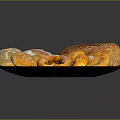 Assorted Breads with Crusty Loaves Croissants and Pretzels on Wooden Platter
