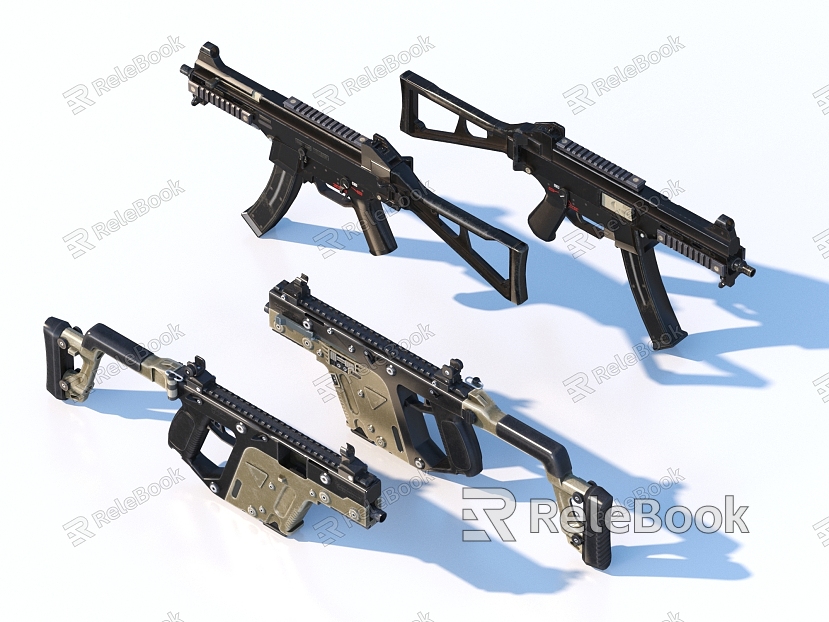 Rifle Weapons Military Supplies model