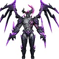 Demon Warrior Next Generation BOSS Evil Demon Armored Lord Demon Leader 3d model