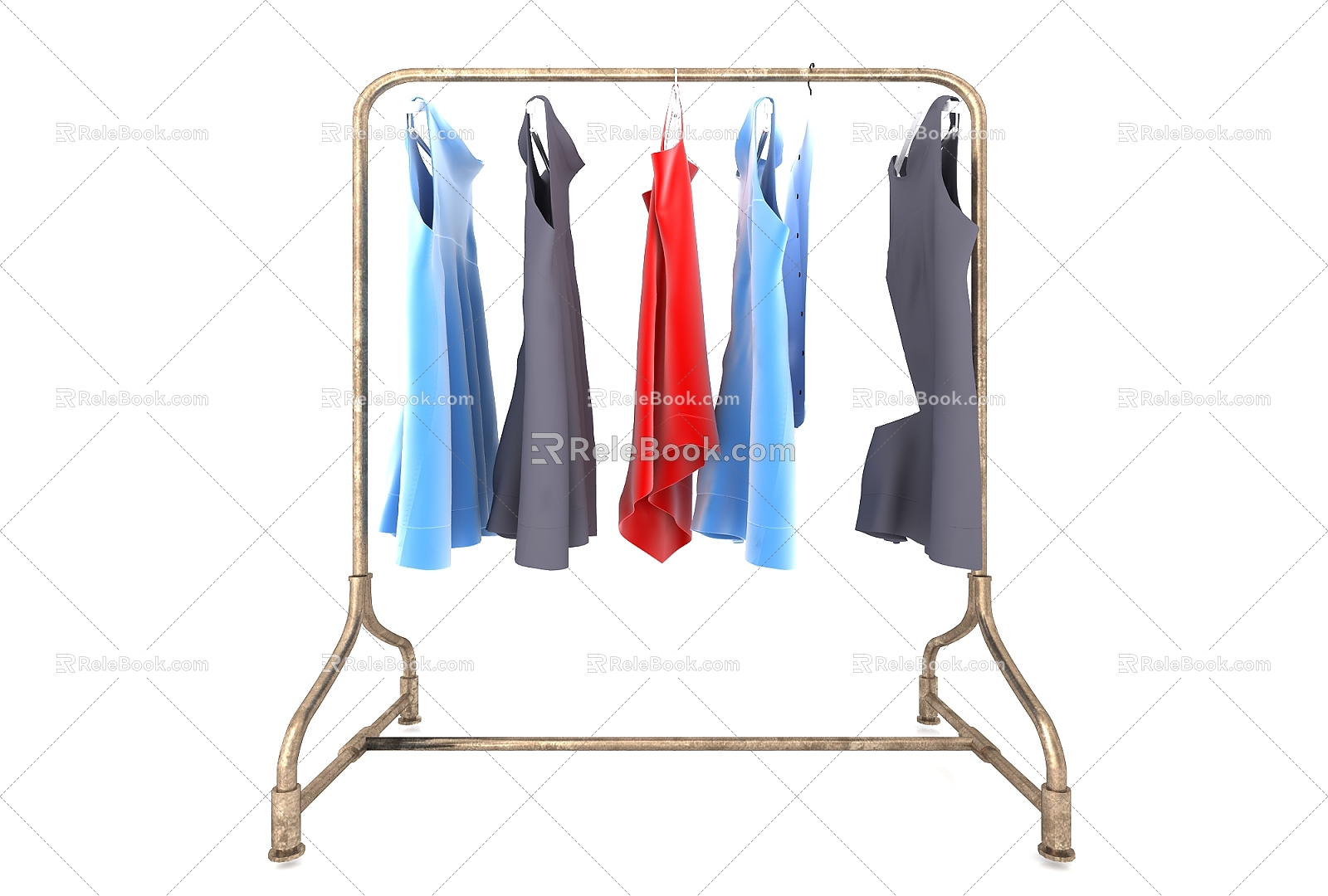 Modern clothes clothes decorations 3d model