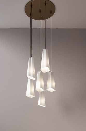 West Elm chandelier 3d model