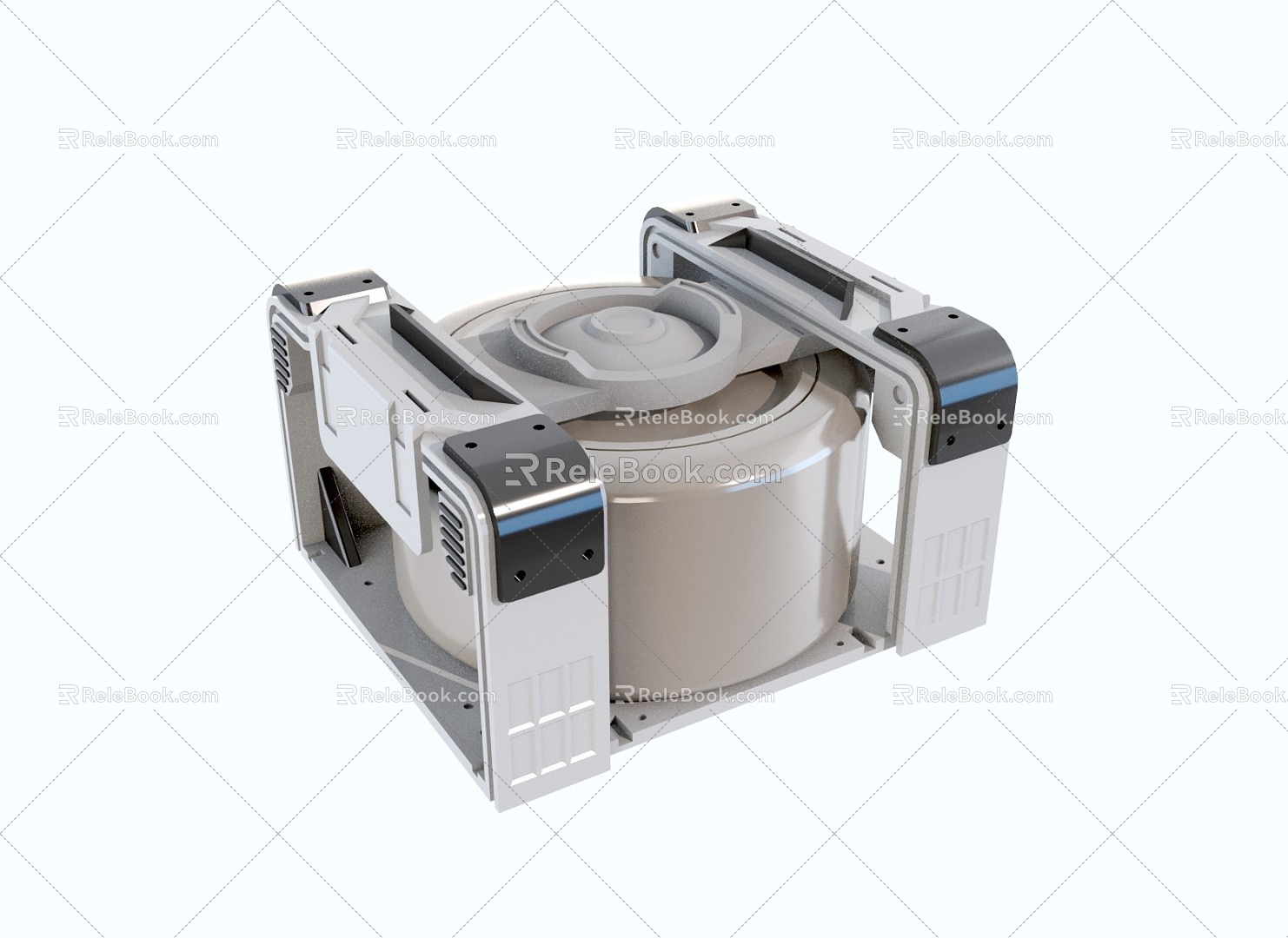 Modern technology equipment props technology equipment 3d model