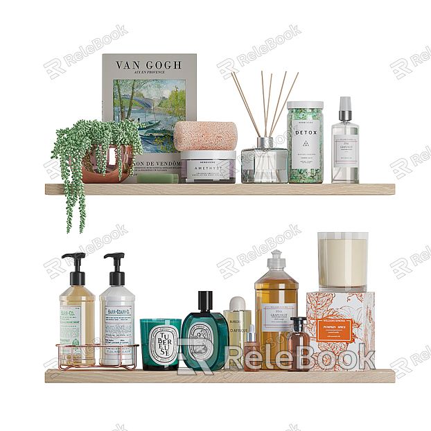 Modern bathroom small bathroom toiletries model