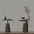 Middle Ancient Side Table Modern Side Table Solid Wood Side Table 3d model