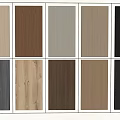 Various Wood Wall Panels with Different Colors and Textures for Home Interior
