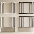 Various White And Black Window Frame Designs For Modern Home Interiors