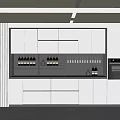 Open Cabinet Custom Cabinet Bar Counter Area Cabinet Display Cabinet 3d model
